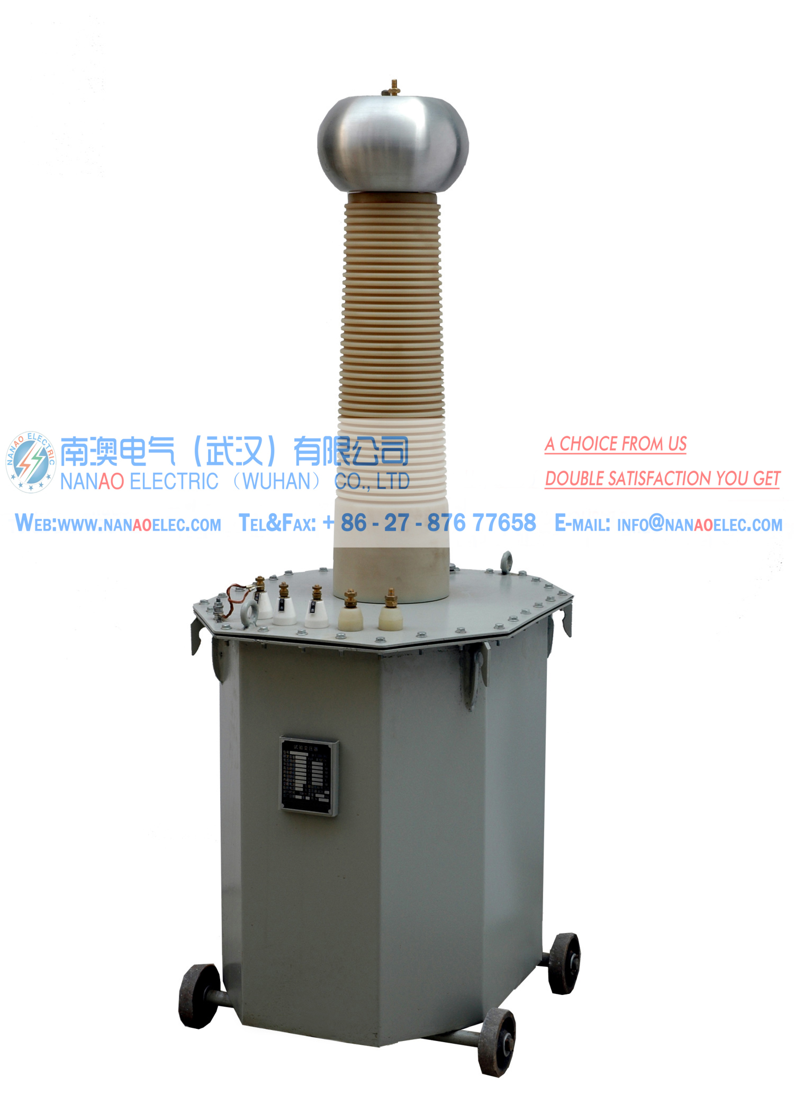 NAYDJ Series Oil type/ Gas type/ Dry type Testing Transformer