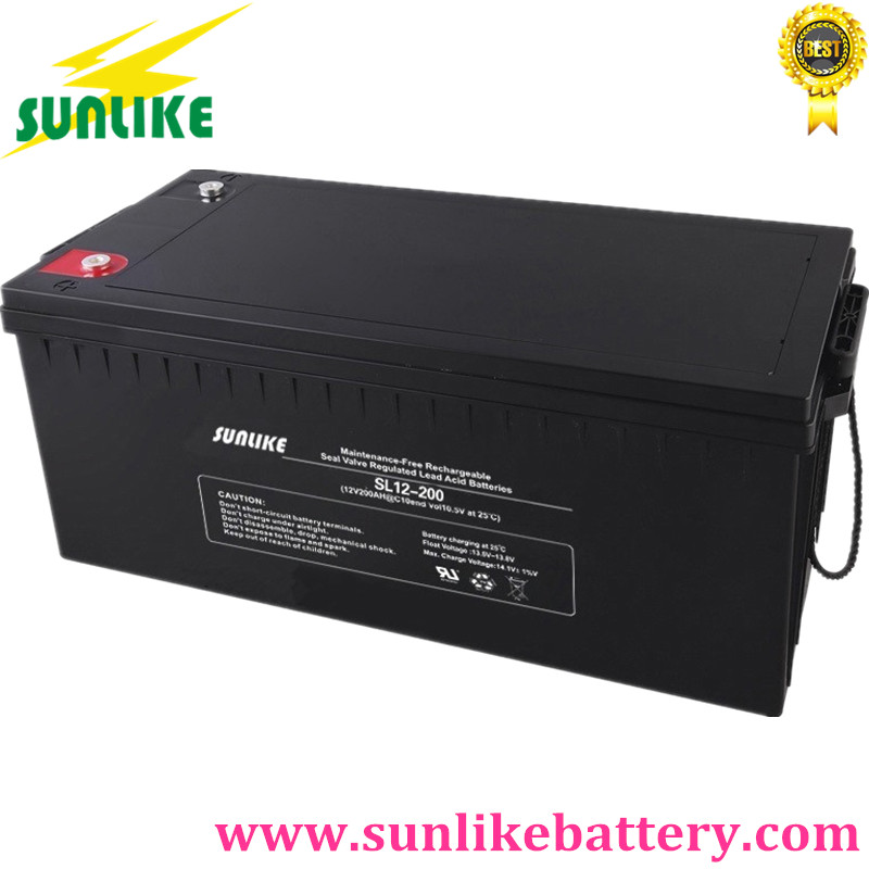 12v 200ah Solar Deep Cycle Storage Lead Acid Battery 