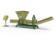 Shredding letër dhe makina baling, e kombinuar