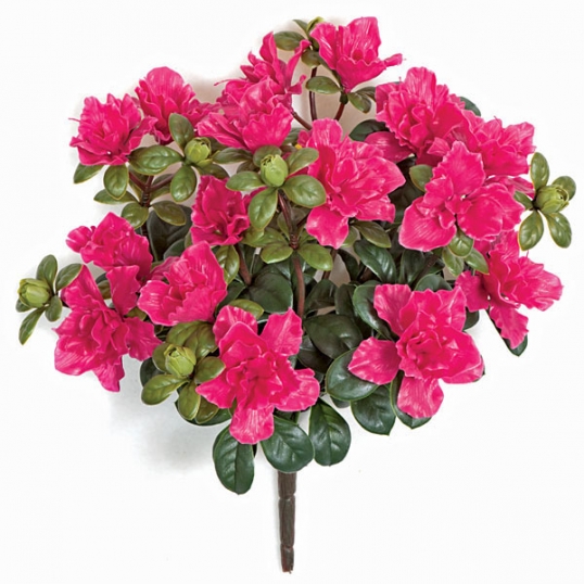 16 inch Artificial Outdoor Beauty Azalea Bush: Unpotted