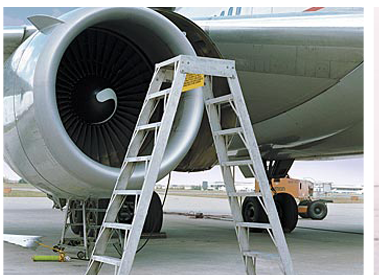 Platforms and stairways, mobile, aircraft servicing, airport