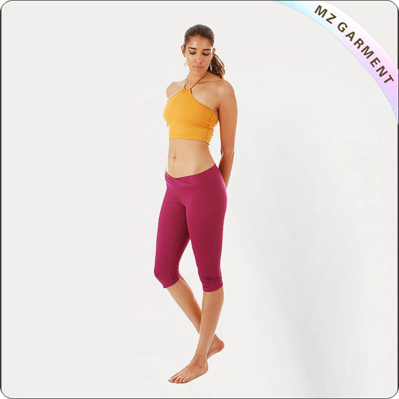 Women Blazing Yellow Yoga Suit