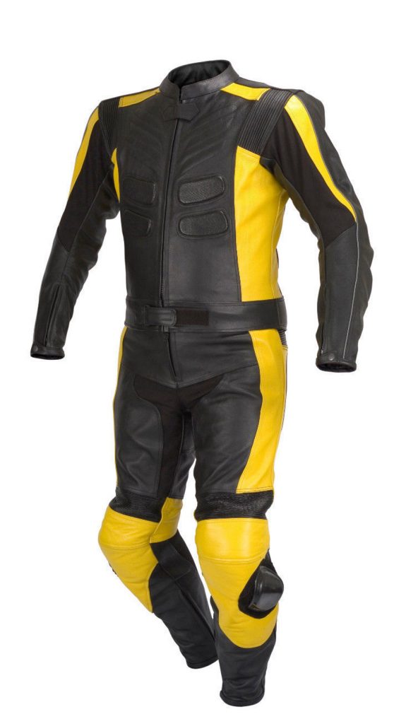 leather motorbike racing suit for biker