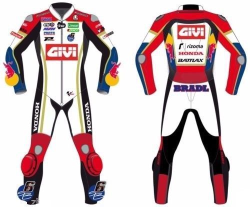 Honda Racing Leather Suit for Biker