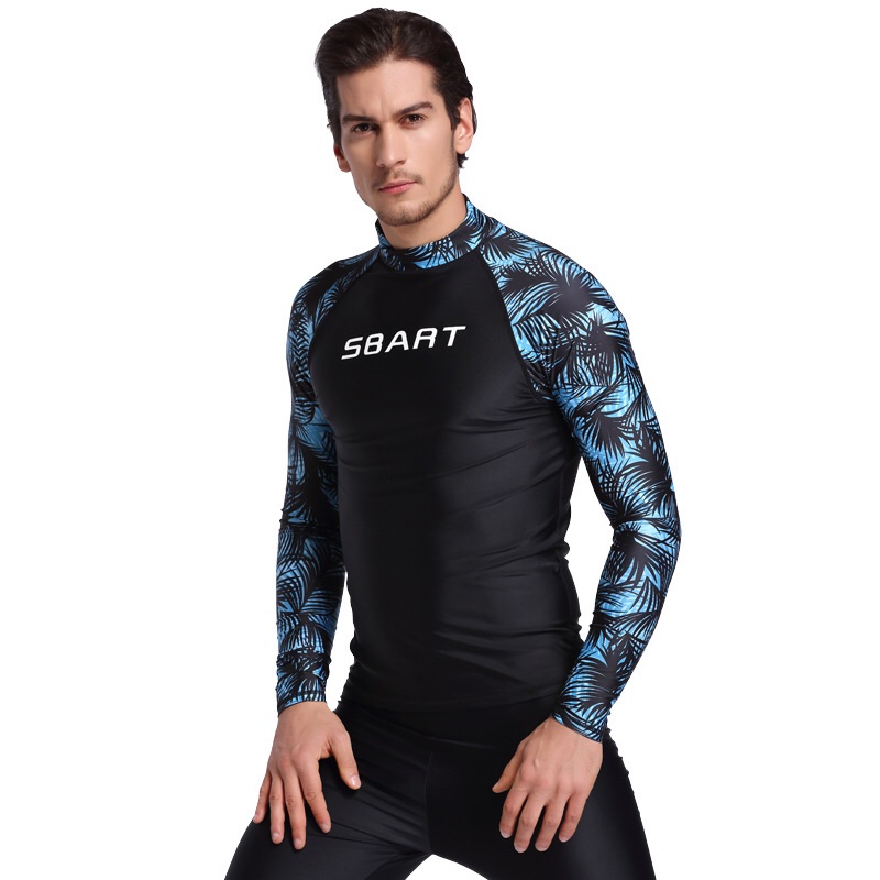 Mens Rash Guard Long Sleeve