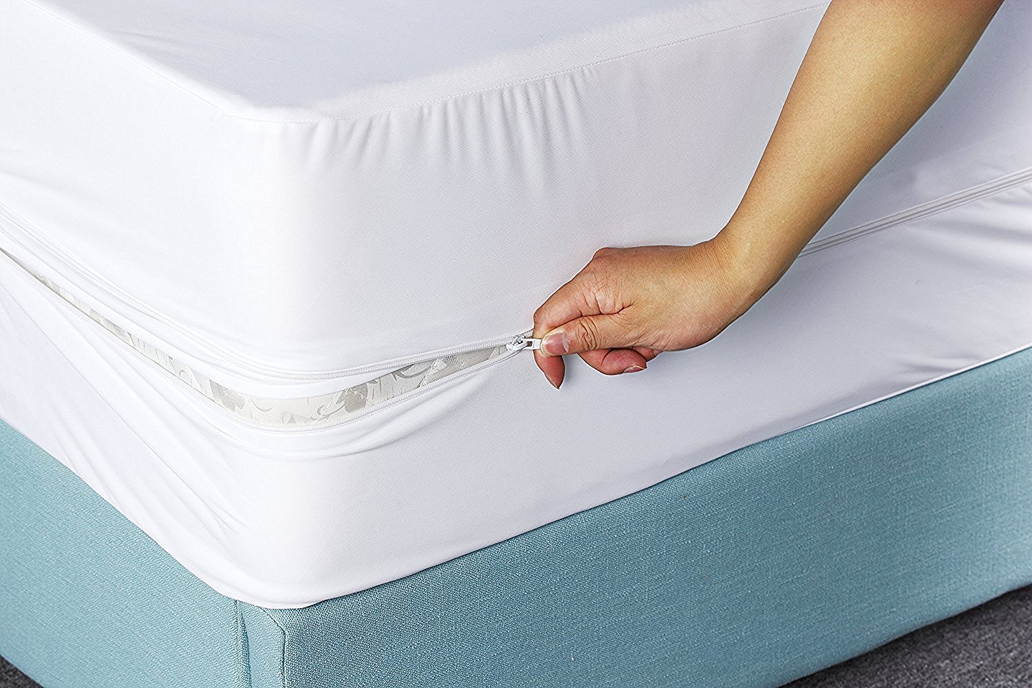 Waterproof Anti Bed Bug Terry or Jersey Mattress Encasements (Mattress Covers with Zipper)