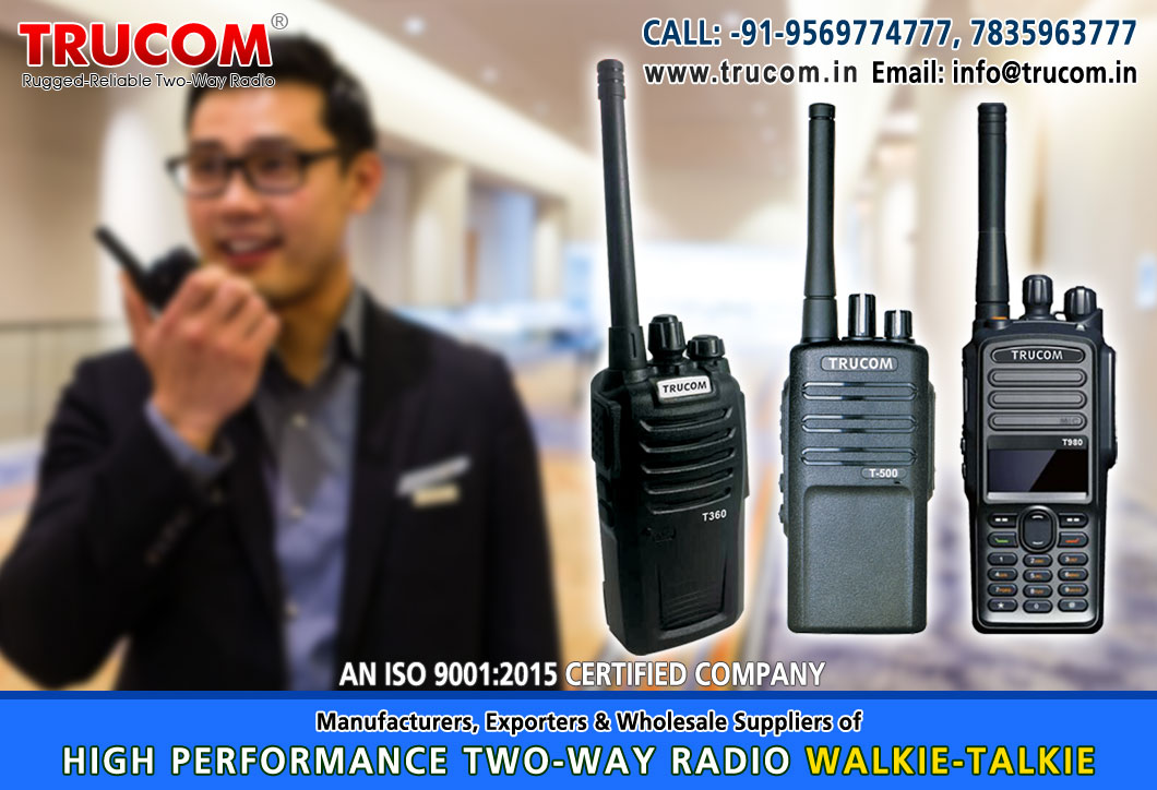 high performance two way radio communication walkie talkie in India