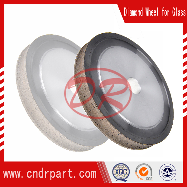 Pencil grinding wheel for glass processing