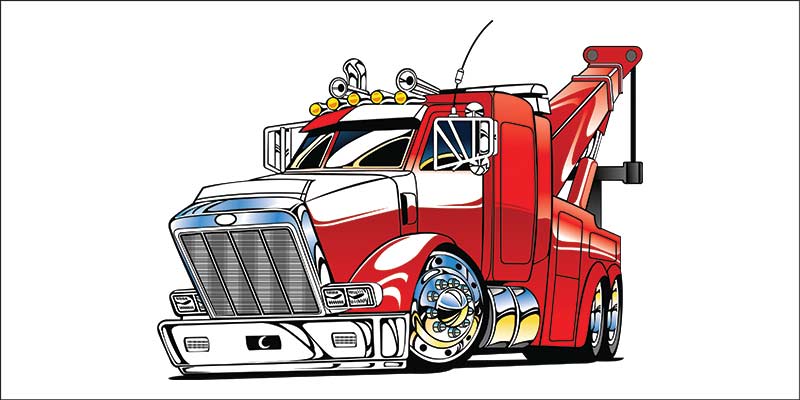 Red-Ginormous-Tow-Truck-Vector-Design