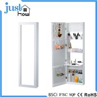 Wall hung jewelry cabinet