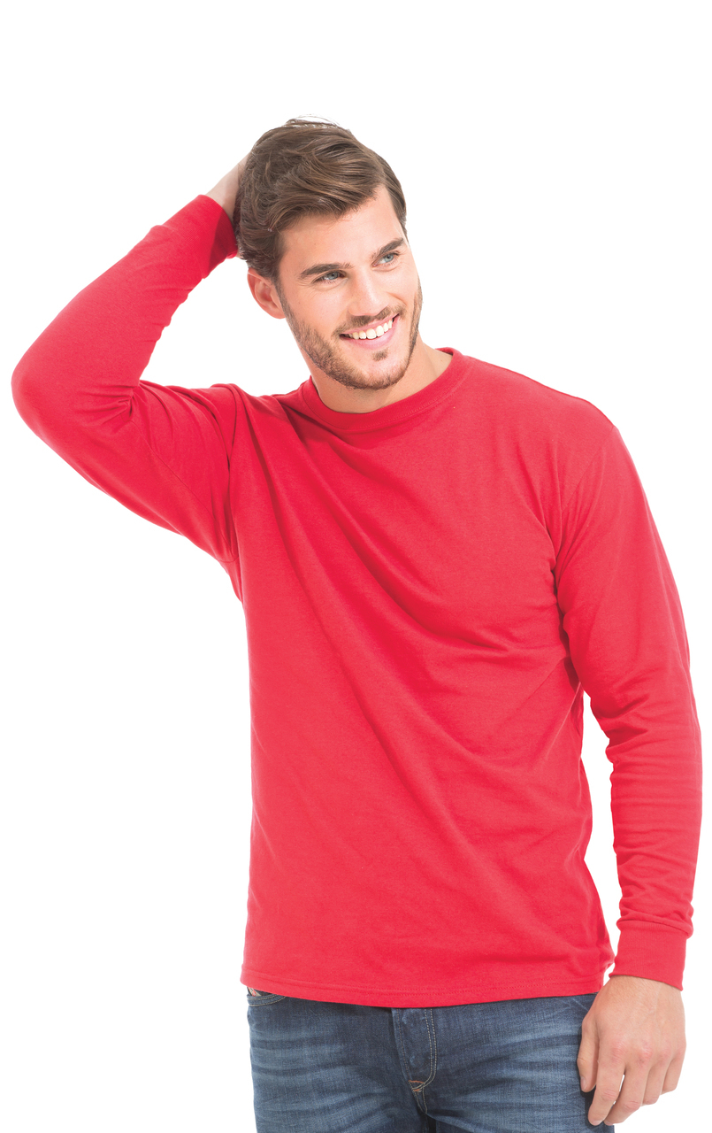 M&O Long-Sleeve Ring-Spun T-Shirt