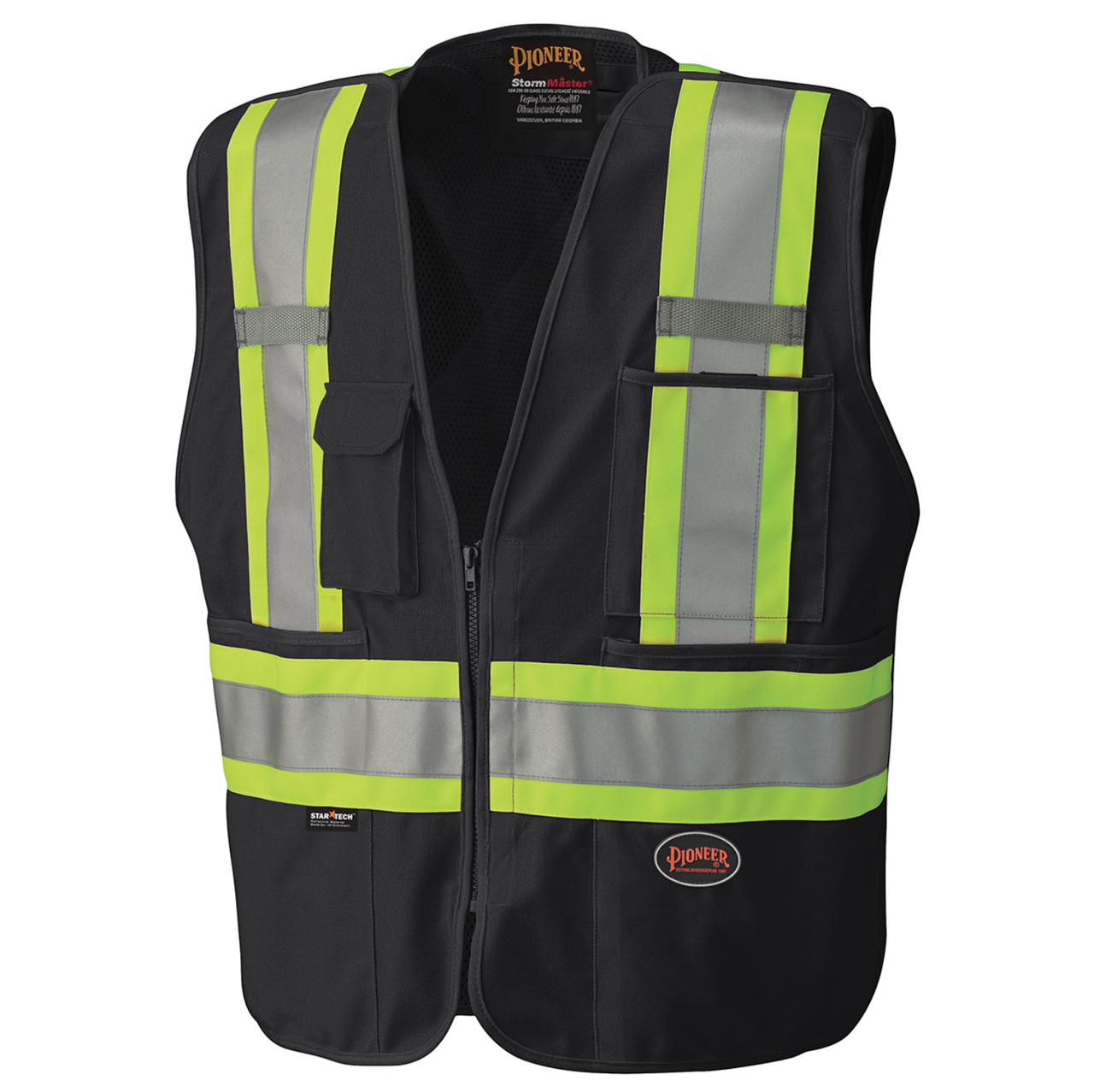 6937 Hi-Viz Safety Tear-Away Mesh Back Vest