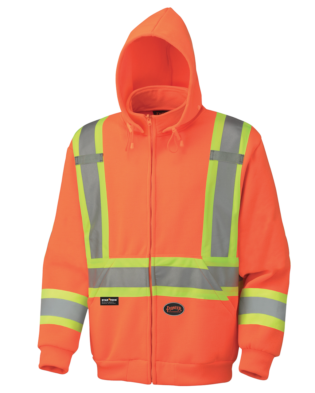 6924 Hi-Viz Polyester Fleece Hoodie