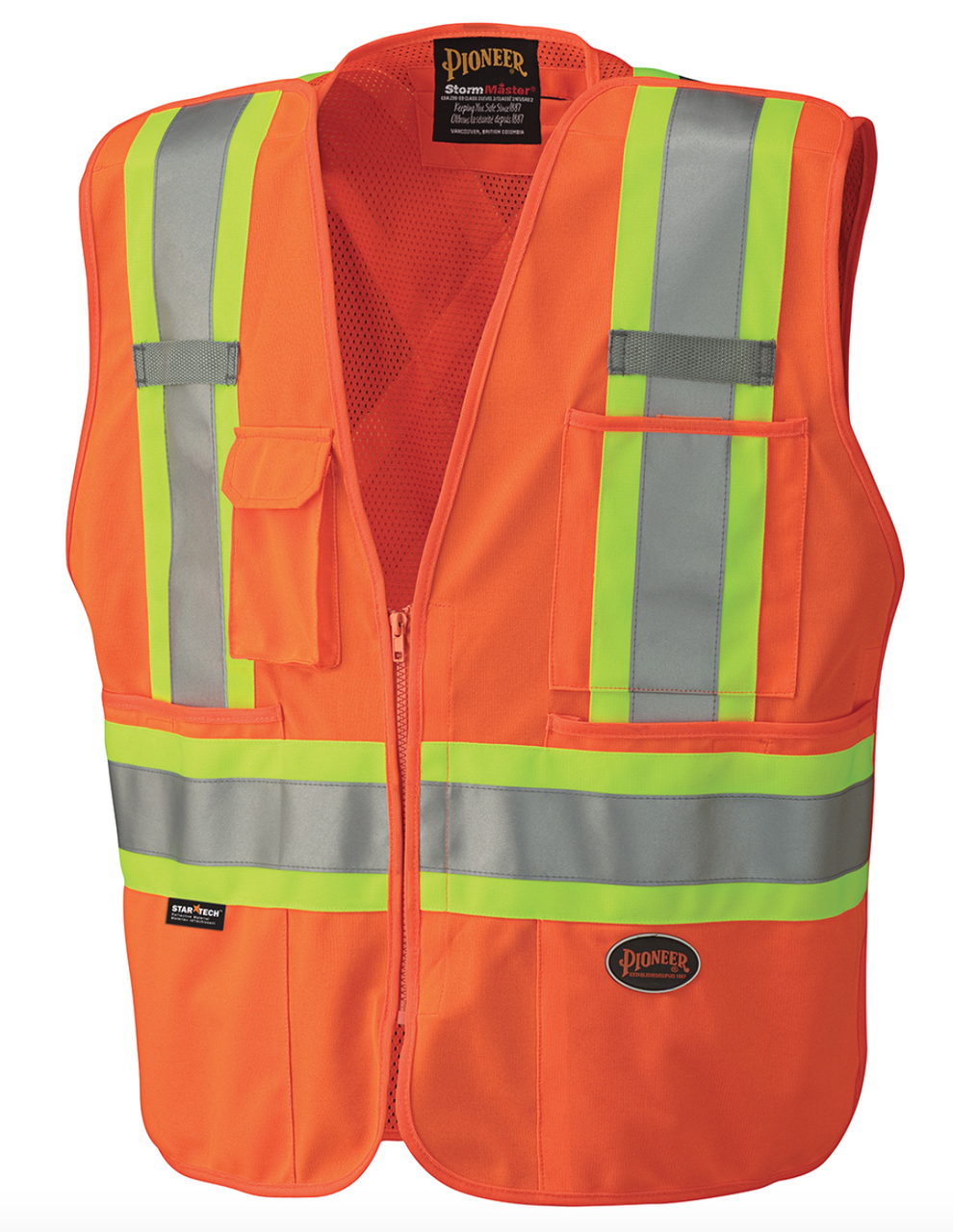 6935 Hi-Viz Safety Mesh Back Vest