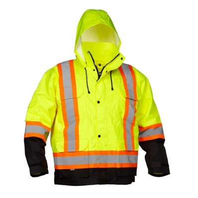 Hi-Vis 4-IN-1 Safety Parka