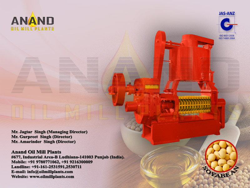 Soyabean Seed Oil Expeller Machine Manufacturers Exporters in India Punjab