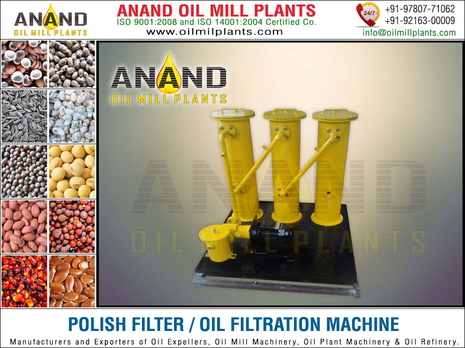 Polish Filter - Oil Filteration Manufacturers Exporters in India Punjab