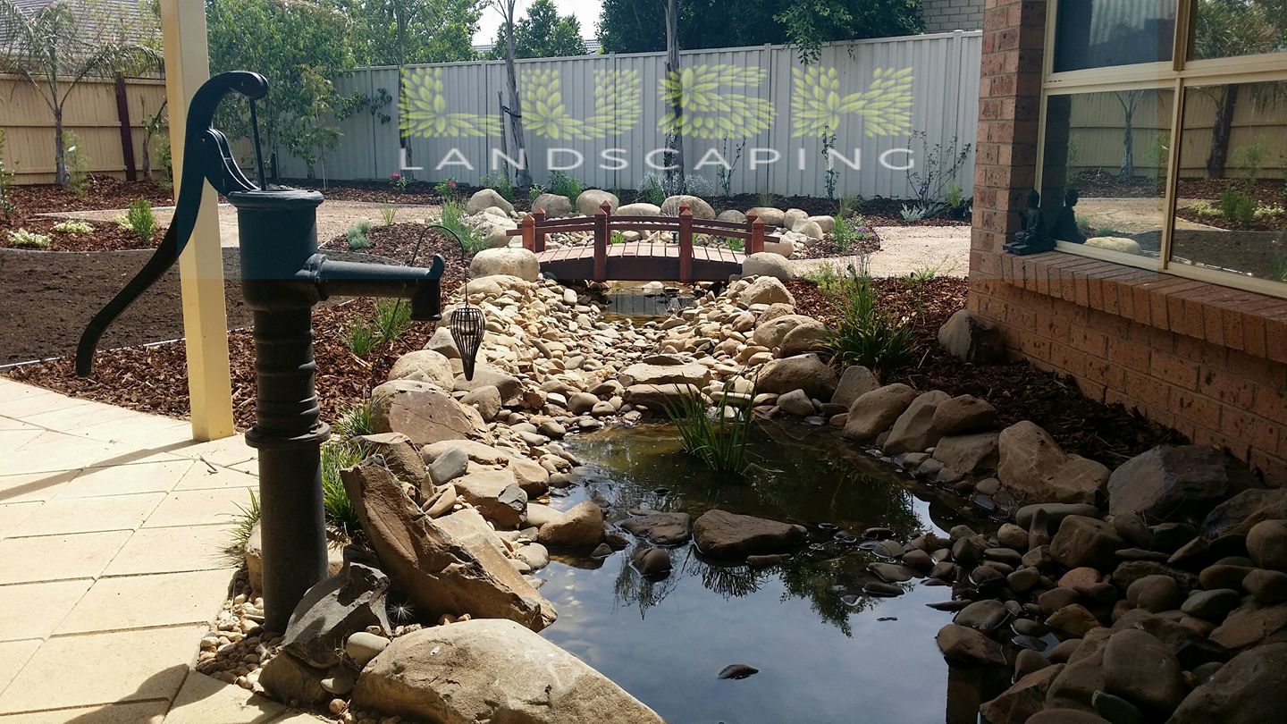 Landscaping work