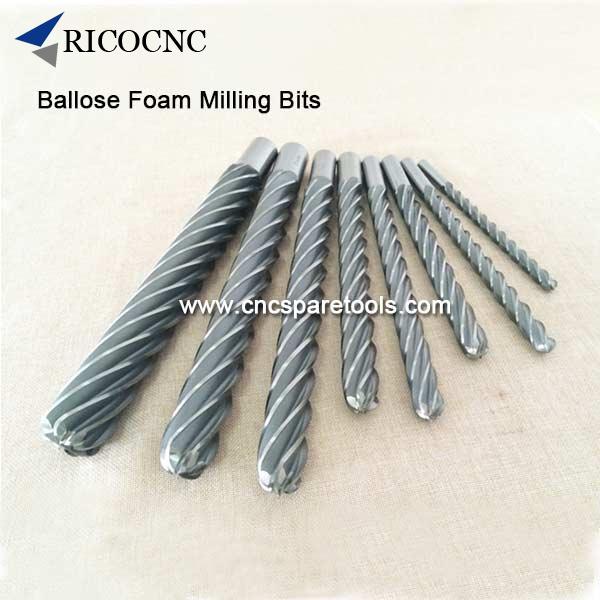 Ballnose Big Long Foam Mill Bits for EPS Poly Foam Cutting