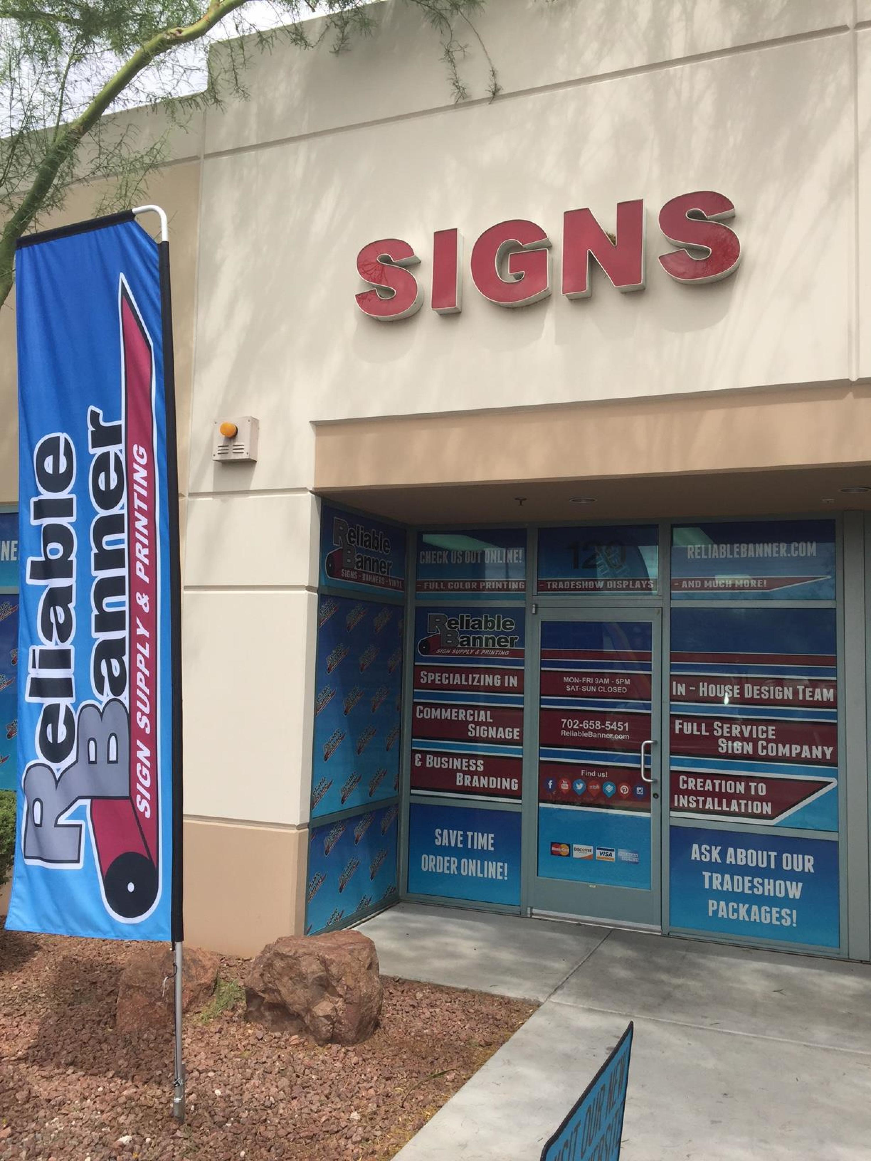 RELIABLE BANNER SIGN SUPPLY & PRINTING