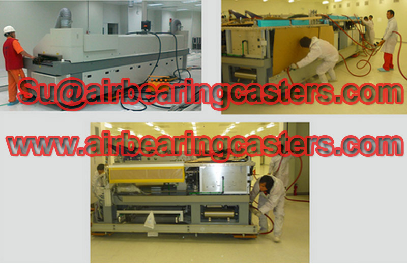 Air caster moving systems application 