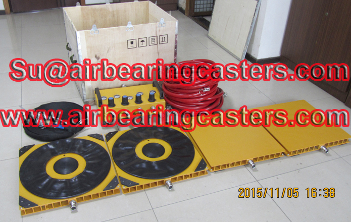 Air bearing casters application and manual instruction