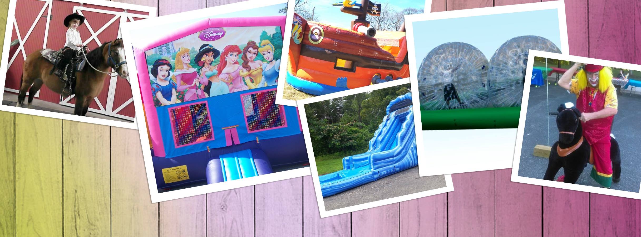 Amusement park equipment (hire/rental)