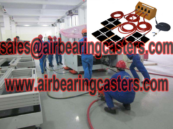 Air Bearings and Casters application and instruction