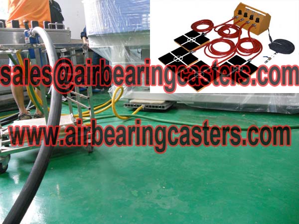 Air bearings transporters applications