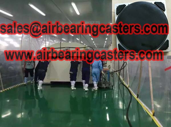 Air casters rigging systems details with pictures 