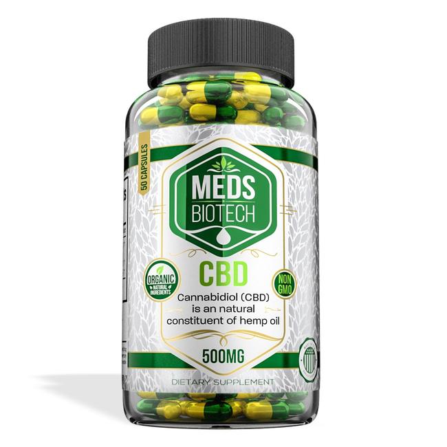 Meds Biotech CBD Capsules 500mg