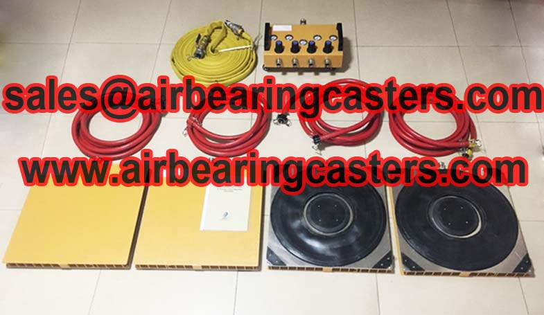 Air bearing casters details with pictures