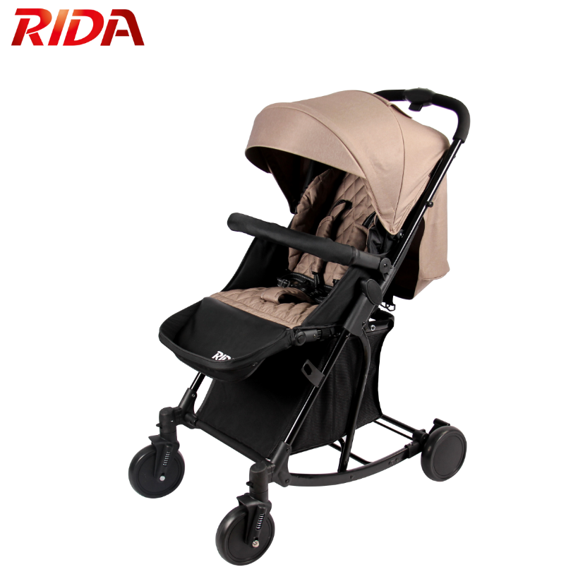 300D linen fabric pram 2 in 1 baby stroller with rock system 