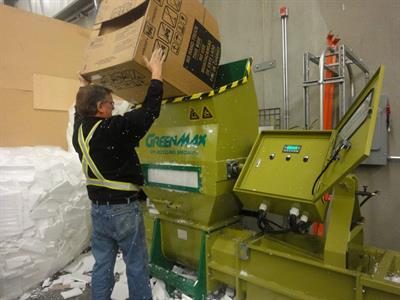 GREENMAX APOLO C200 compactor for styrofoam recycling