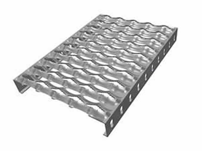 Diamond-Strut Safety Grating