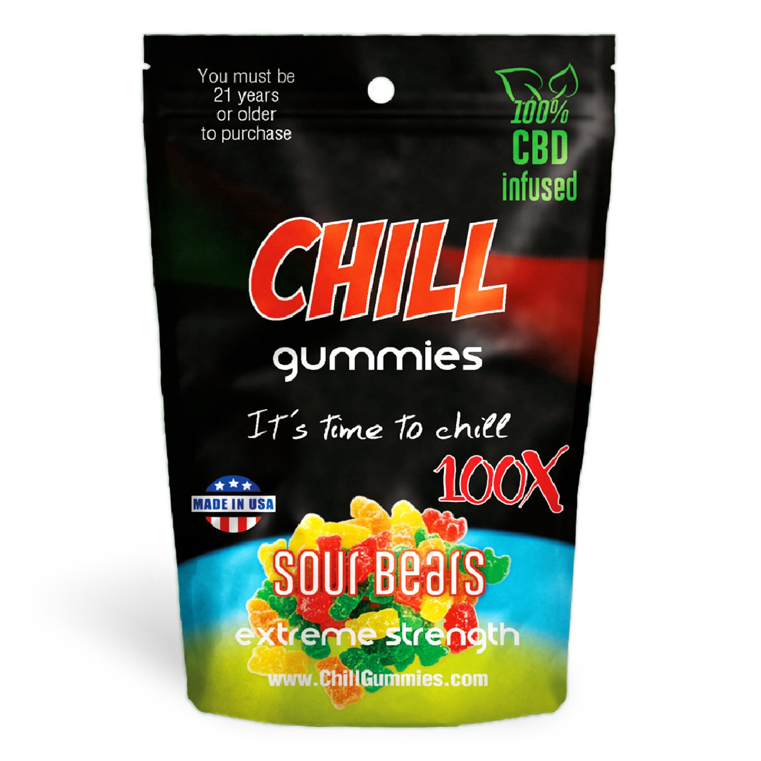 Chill Gummies – CBD Infused Sour Bears