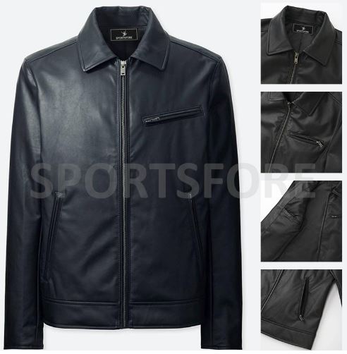 High Demand Elegant Men Leather Jacket Made in Sialkot Pakistan Products