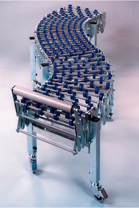 Expandable roller conveyor