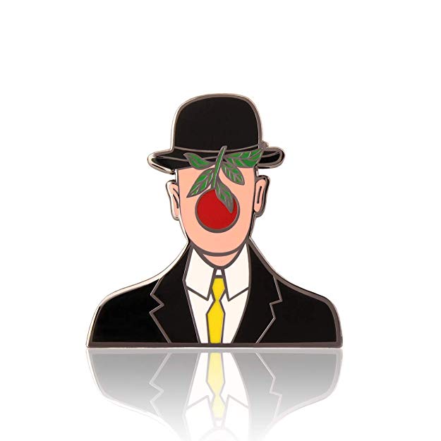 GS-JJ Cool Gentleman Enamel Lapel Pin 