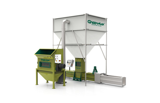 Hot sale EPS and PE foam recycling machine of GREENMAX Z-C300 compactor