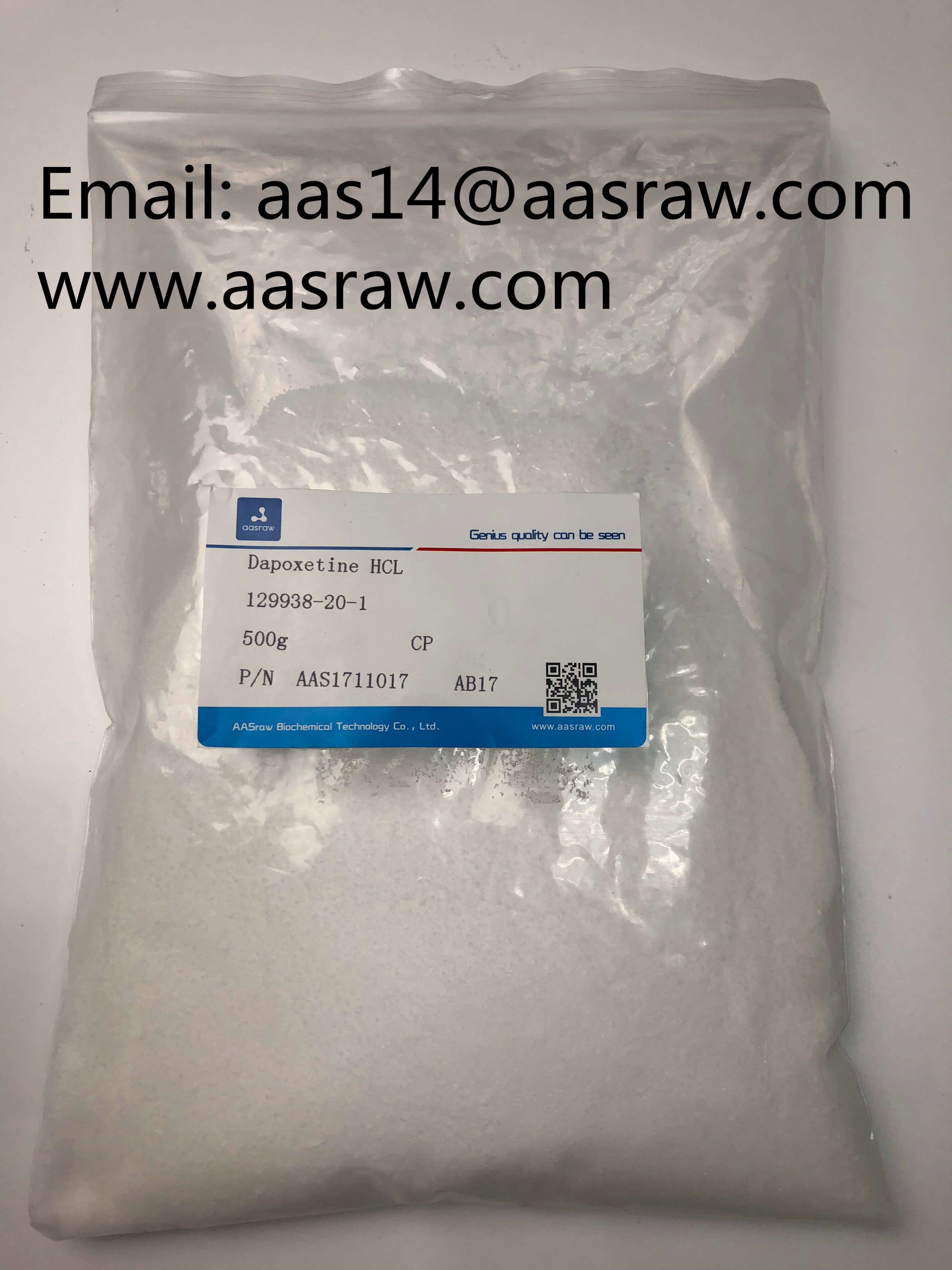 Dapoxetine Hydrochloride powder supplier CAS 129938-20-1 AASraw Sex Dapoxetine Hydrochloride high quality good price