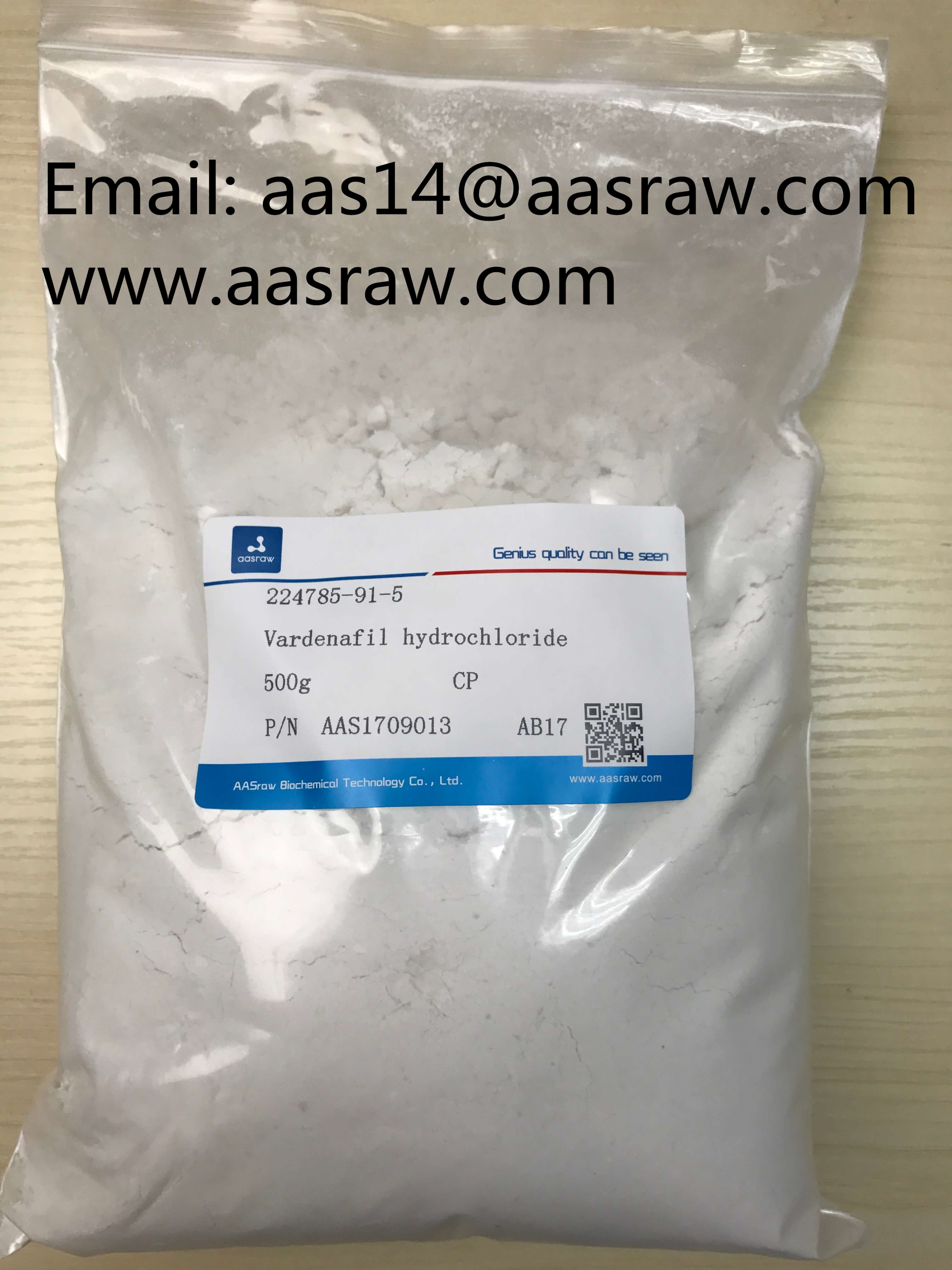 Raw Vardenafil HCL powder supplier CAS 224785-91-5 AASraw high quality 99% sexual enhancement for men sex power