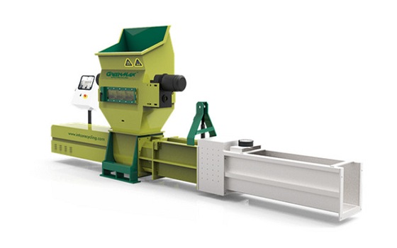 Styrofoam surface melting machine for EPS and PE foam recycling