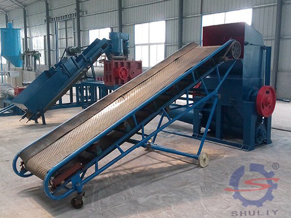 Belt conveying sorting table machine