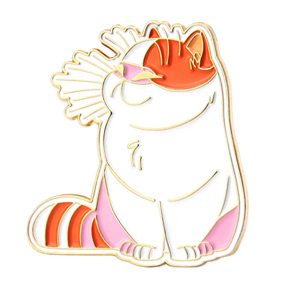 GS-JJ Cute Cat Enamel Lapel Pin