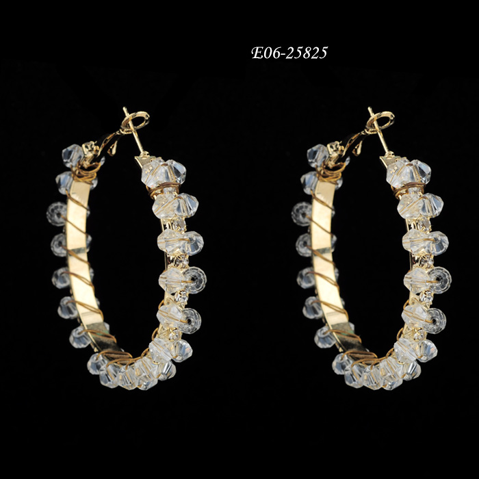 Hoop E06-25825 Wholesale earrings,Fashion earrings,Fashion jewelry sets