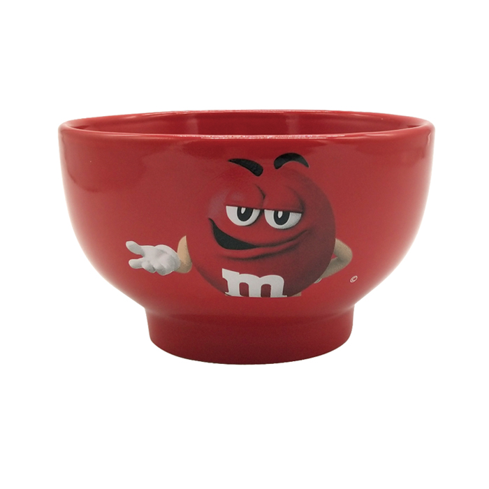 Cute Chocolate Bean Creative Expression Pack Ceramic Bowl -700ml