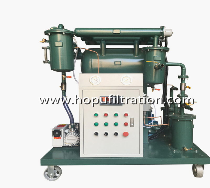 Single Stage Vacuum Transformer Oil Purifier