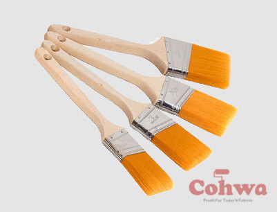  Angular Sash Polyester Brush, Synthetic Paint Brush