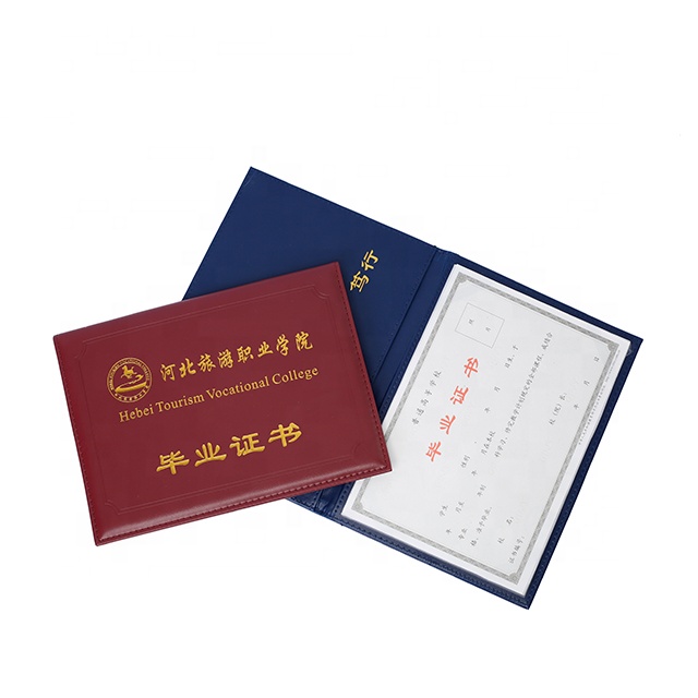 certificate folder supplier